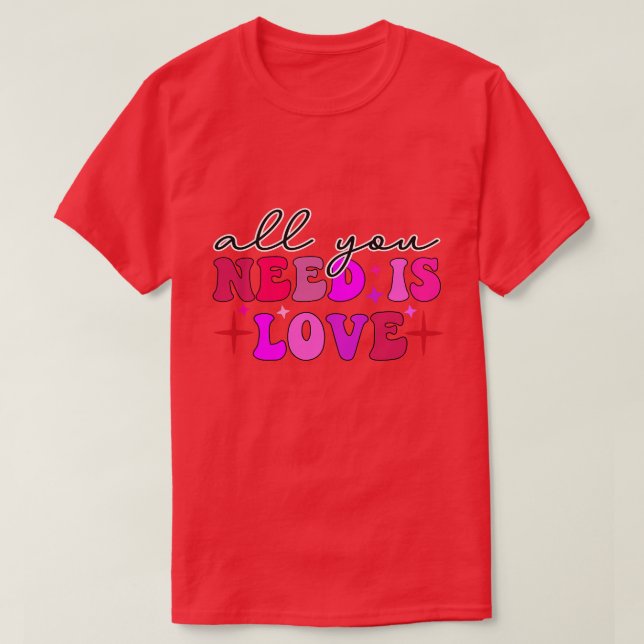 Retro Valentine 16 T-Shirt (Design Front)
