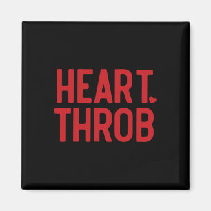 Retro Valentine Heart Throb Toddler Boy Valentines Magnet