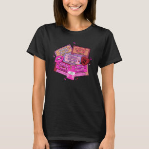 Retro Valentine Mix Tape Love Songs Happy Valentin T-Shirt