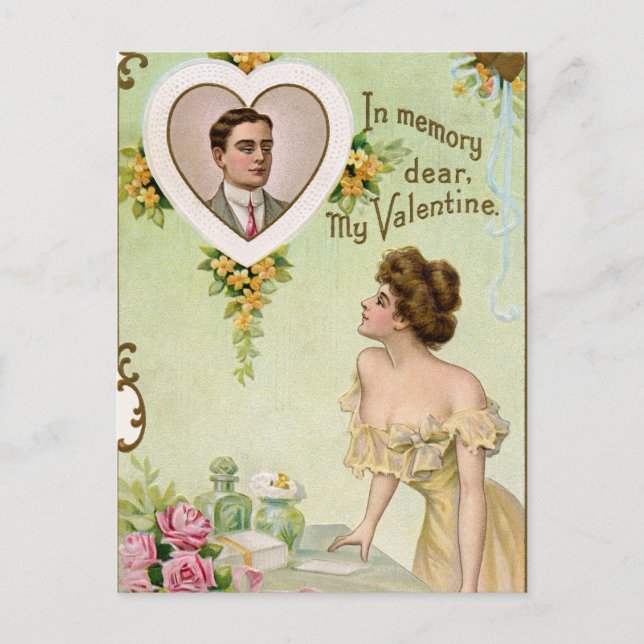 Retro Valentine Postcard (Front)
