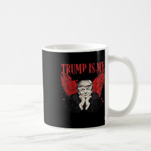 Retro Valentine Trump Is My Valentine Funny Trump  Coffee Mug