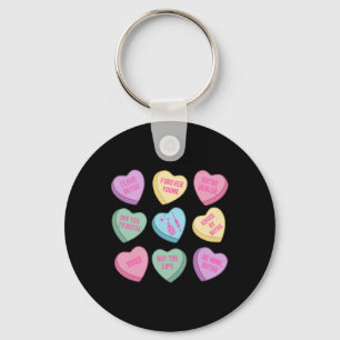 Retro Valentines Botox Hearts Candy Filler Dysport Key Ring