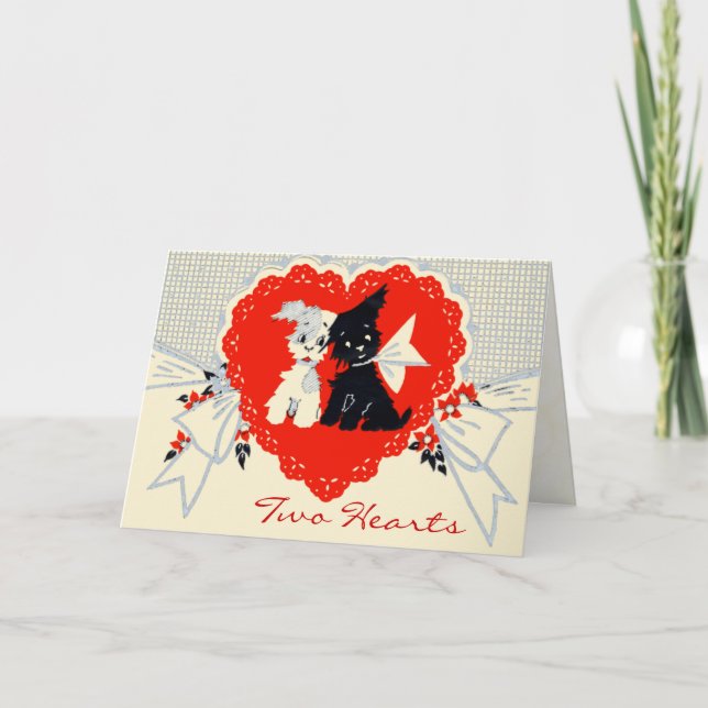 Retro Valentine's Day Card (Front)