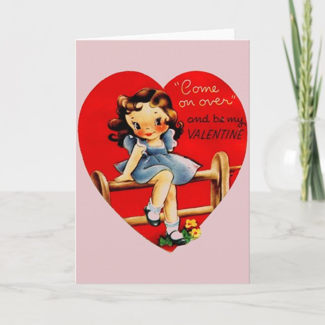 Retro Valentine's Day Card (Front)