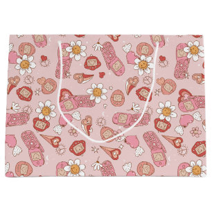 Retro Valentine's Large Gift Bag