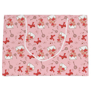 Retro Valentine's Large Gift Bag
