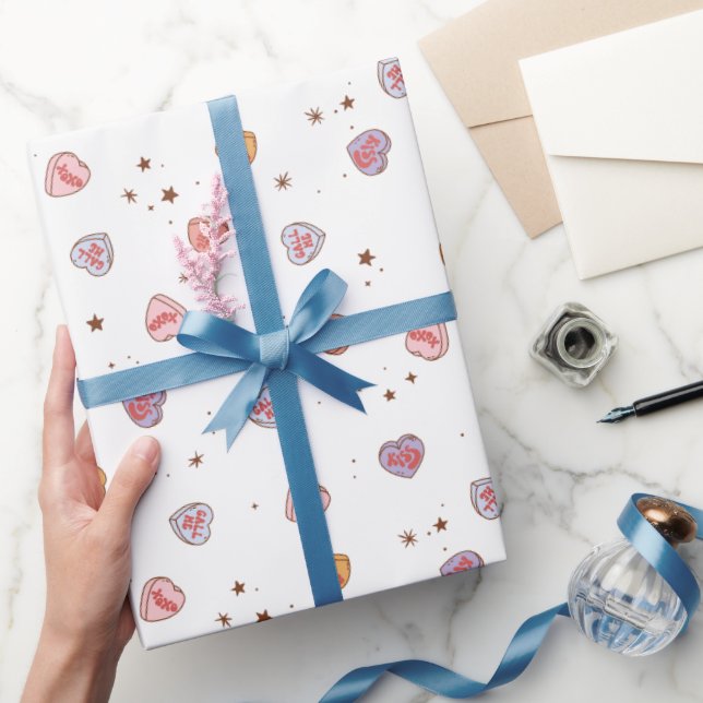 Retro Valentine's Wrapping Paper (Gifting)