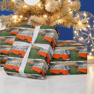 RETRO VAN 1970'S WRAPPING PAPER