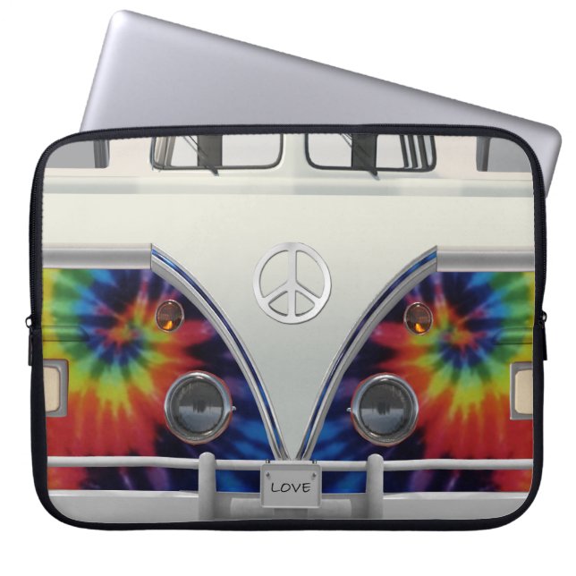 Retro Van Laptop Bag with “LOVE” License Plate (Front)