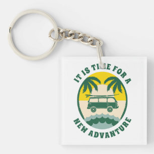 Retro Van Life Key Ring