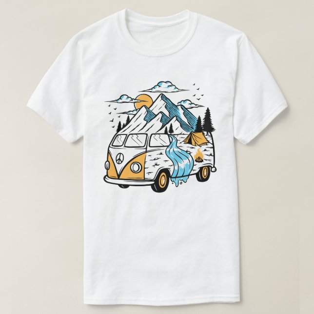 Retro Van T-Shirt (Design Front)