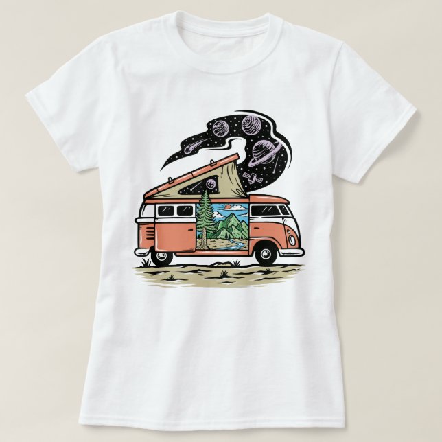 Retro Van T-Shirt (Design Front)
