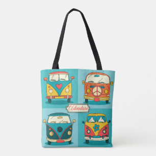 Retro Van Tote Bag