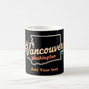 Retro Vancouver Washington State gift             Coffee Mug