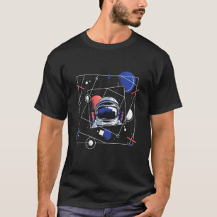 Retro Vaporwave Astronaut Astral Cosmic For Space T-Shirt