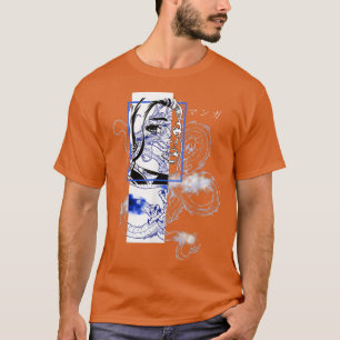 Retro Vaporwave Manga Otaku Japan Anime EGirl Demo T-Shirt
