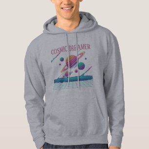 Retro Vaporwave Planets Synthwave Hoodie