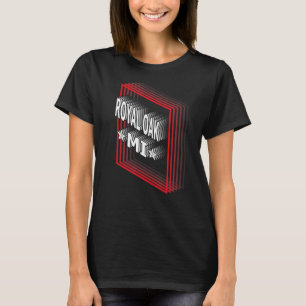 Retro Vaporwave Royal Oak Michigan MI T-Shirt