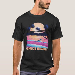 Retro Venice Beach California Souvenir Surf T-Shirt