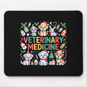 Retro Veterinary Medicine Vet Tech Cat Dog Lover C Mouse Mat