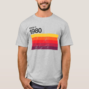Retro VHS Cassette-Inspired Nostalgia Made in 1980 T-Shirt
