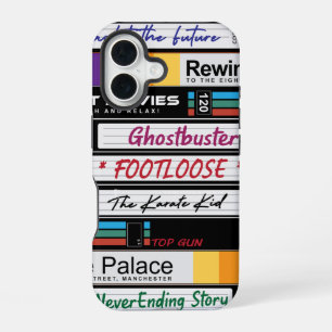 Retro VHS Movie Design iPhone 16 Case