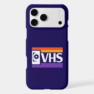 Retro VHS Tape Logo iPhone Case 80s 90s Vintage