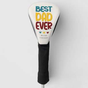 Retro Vibe 'Best Dad Ever' Golf Head Cover