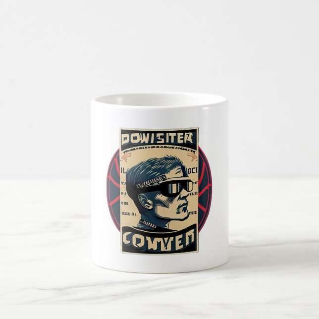 Retro Vibe, Modern Mug (Center)