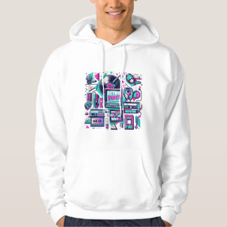Retro Vibes 90s T-Shirt Hoodie