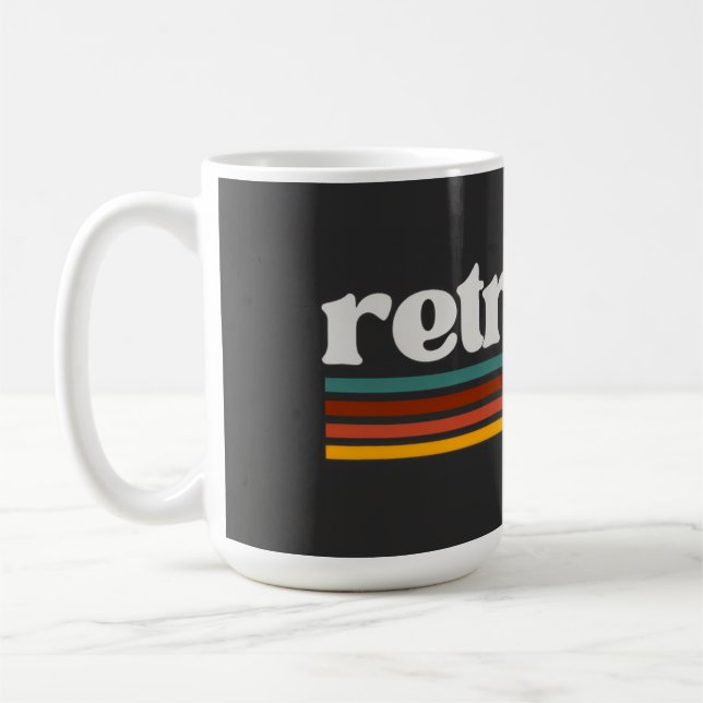 retro vibes  coffee mug (Left)