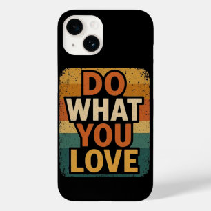 Retro Vibes – Do What You Love Case-Mate iPhone 14 Case