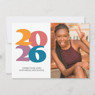 Retro Vibes Graduation Celebration Party Announcement