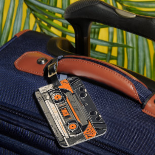 Retro Vibes - Mixtape Luggage Tag