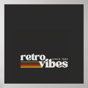 retro vibes  poster