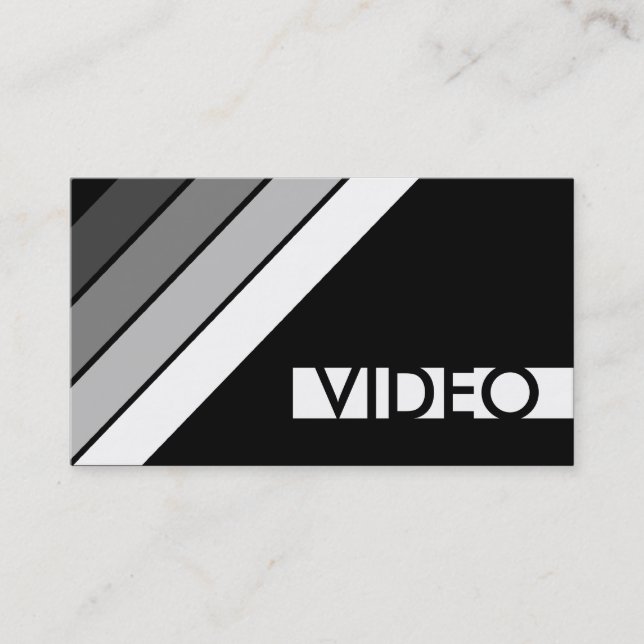 retro VIDEO Business Card (Front)
