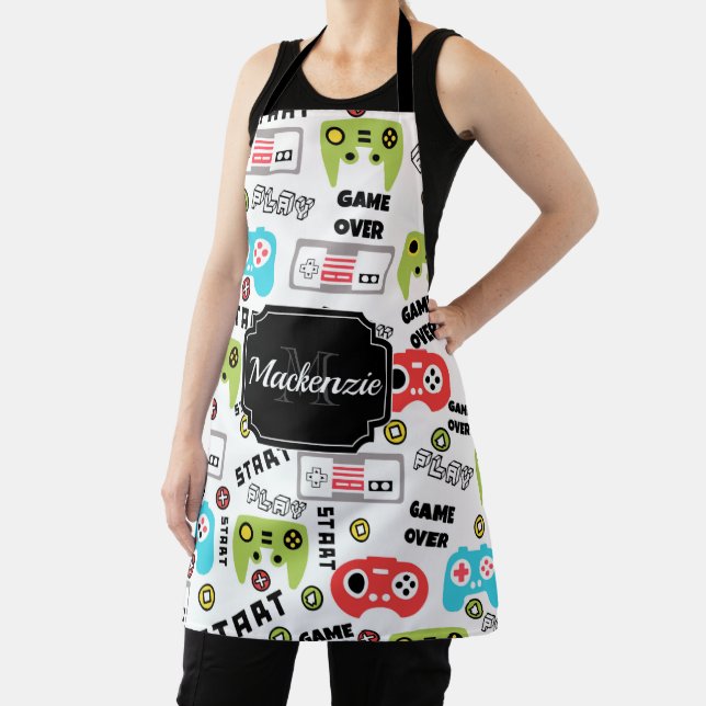 Retro Video Game Apron (Insitu)