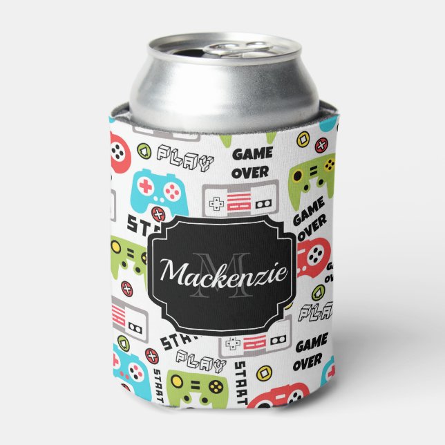 Retro Video Game Can Cooler (Can Front)