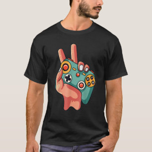 Retro Video Game Controllers  Boys Kids Gaming Gam T-Shirt