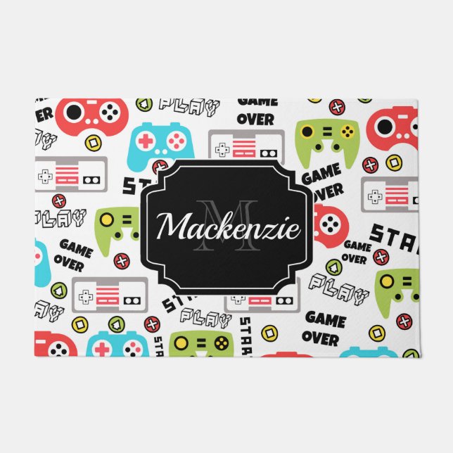 Retro Video Game Doormat (Front)