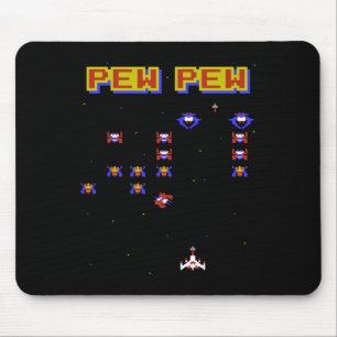 Retro Video Game Old School Game 80s Vintage Gamin Mouse Mat