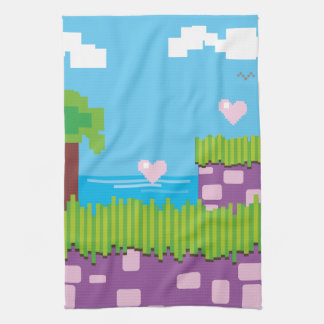 Retro Video Game Tea Towel