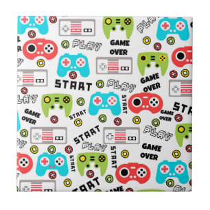 Retro Video Game Tile