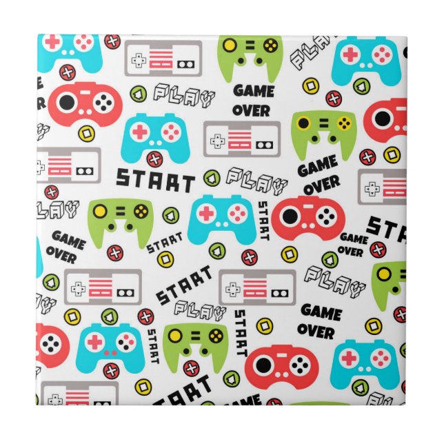 Retro Video Game Tile (Front)