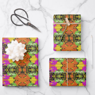 Retro Video Game  Wrapping Paper Sheet