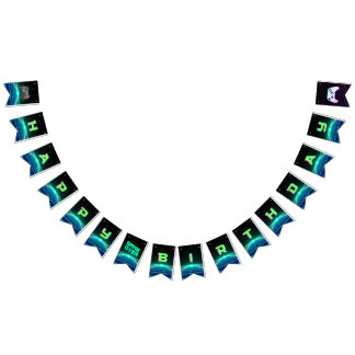 Retro Video Gamer Happy Birthday Banner 