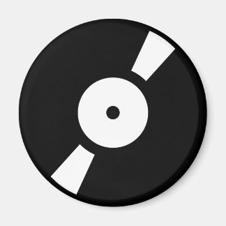 retro vinly record magnet
