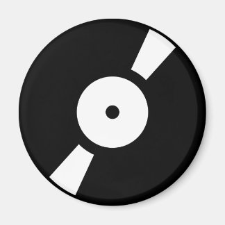 retro vinly record magnet