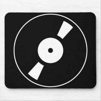 retro vinly record mouse mat