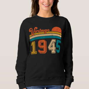 Retro Vintage 1945 1 Sweatshirt